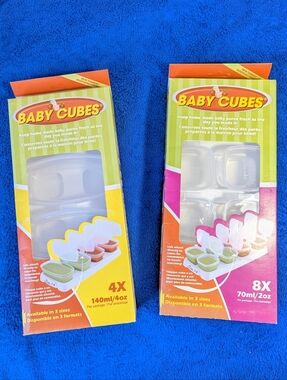 Baby Cubes Food Storage Sets